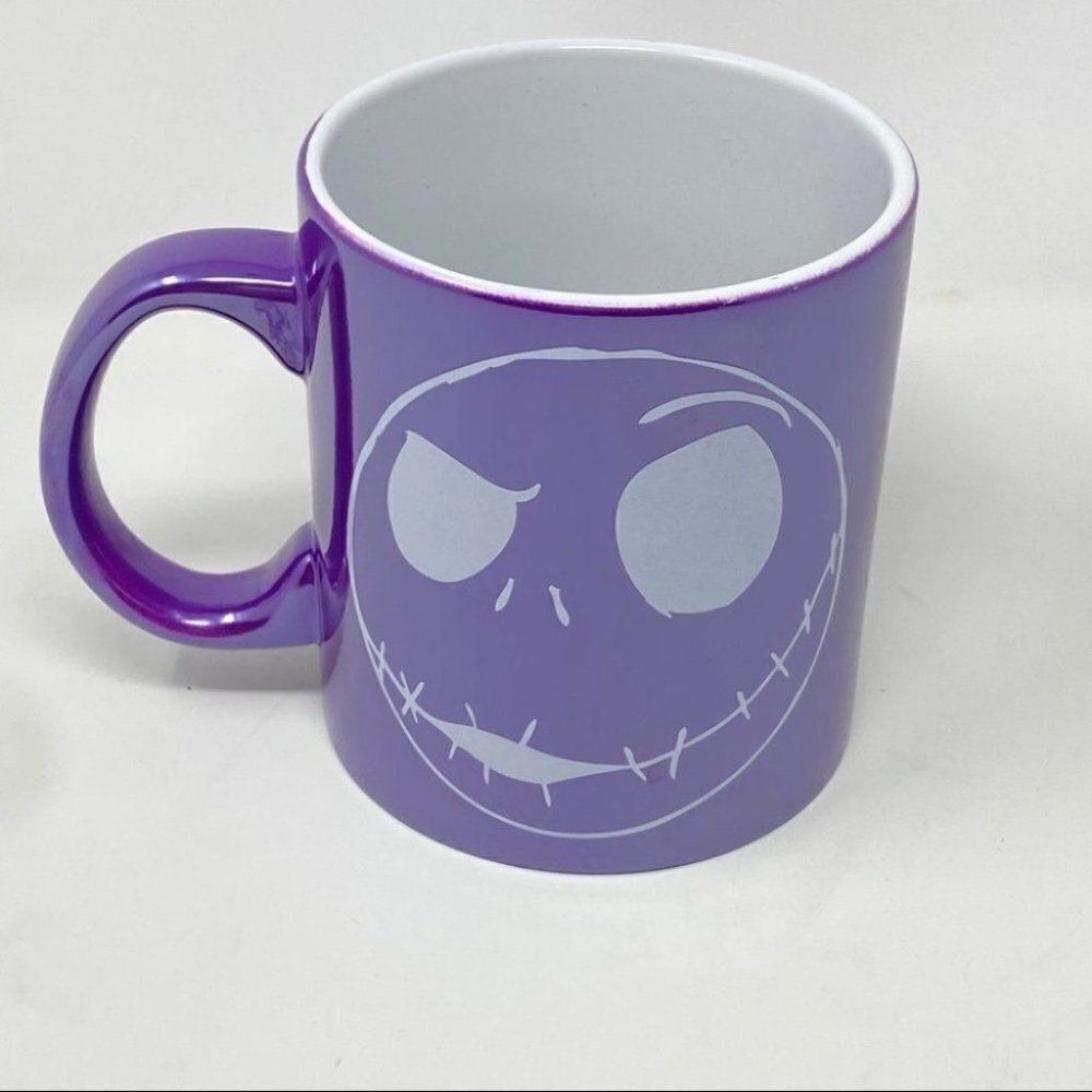 Jack Skellington Mug NIGHTMARE‎ BEFORE CHRISTMAS Iridescent Bright Skull Coffee